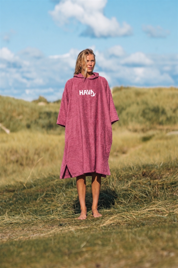 HAVS Poncho Towel - Purple